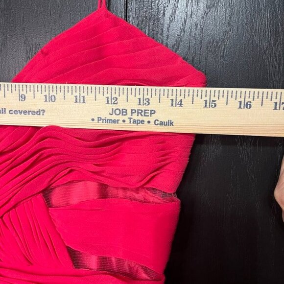 Cache Fuchsia Sweetheart High-Low Formal Dress SIZE 10 - Picture 4 of 13